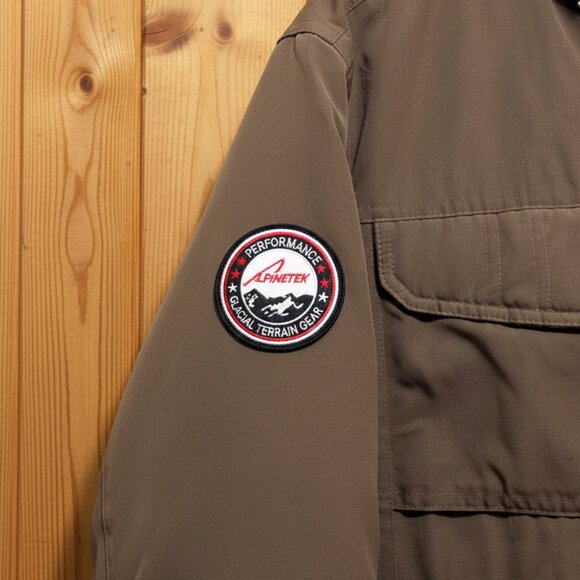 🔥 LIKE NEW! Men Winter Bomber Jacket- Insulated Coat, Olive Green (M)- NO FLAWS - Picture 4 of 9